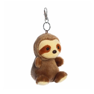 Palm pals slomo sloth clip-on plush